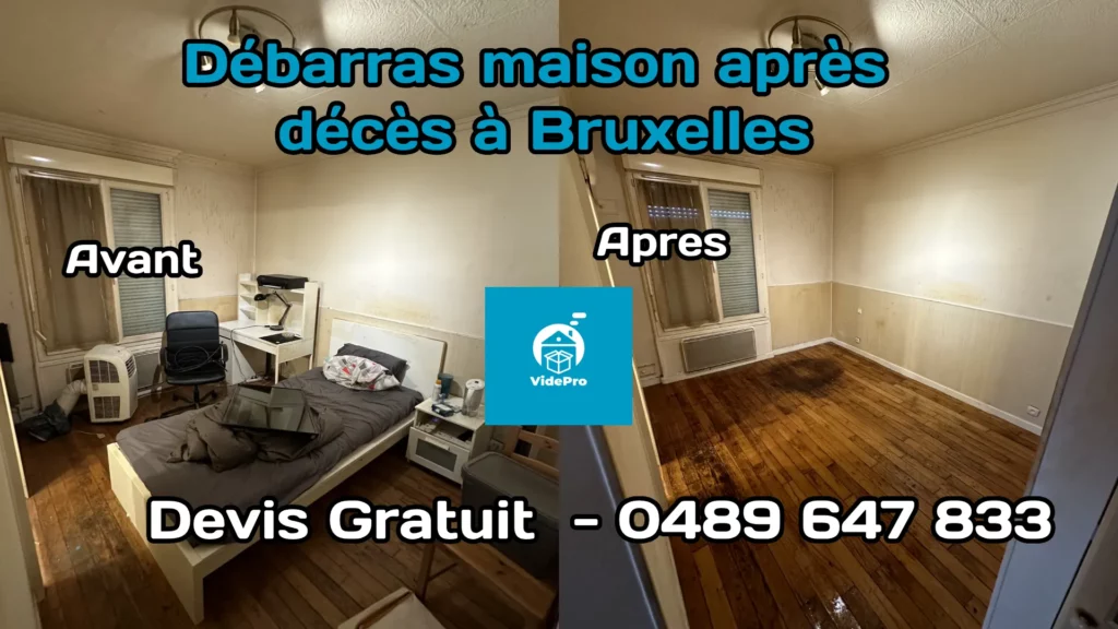 Débarrasser maison après décès à Bruxelles