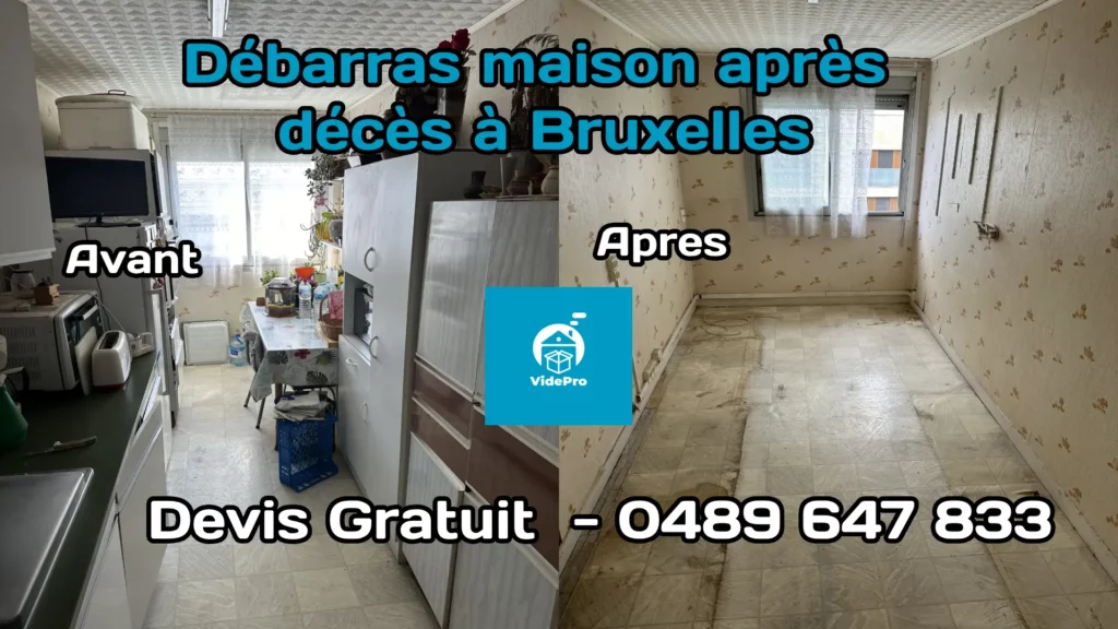 Débarrasser maison après décès à Bruxelles
