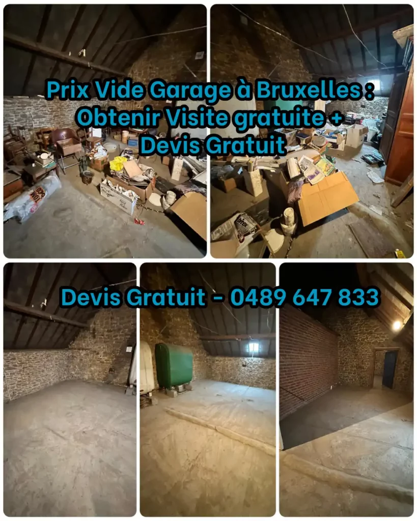 Prix Vide Garage à Bruxelles