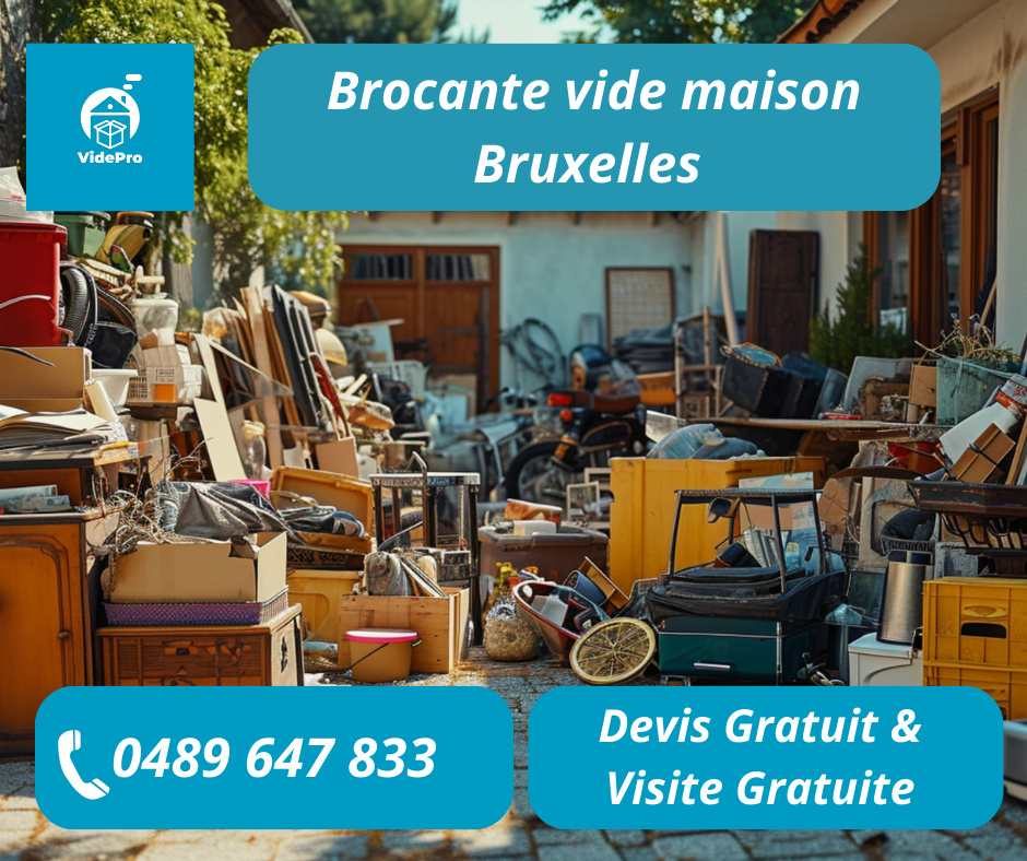 Brocante vide maison Bruxelles 